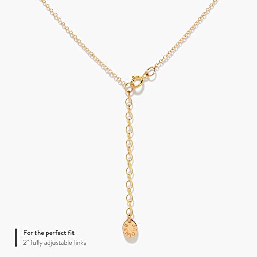 Dainty Necklace For Women, Solid 925 Sterling Silver or 14k Gold Filled Metals, Fine chain, Meaningful Pendant Gift For Her, Made In USA, 16"-18" Adjustable - 图片 8