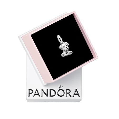 Labrador Puppy Dog Dangle Charm - Compatible with Moments - Sterling Silver & Enamel - Gift for Her - Jewelry for Women with Gift Box