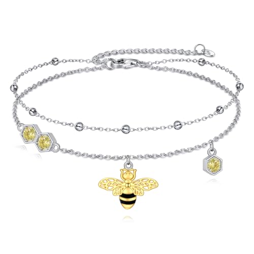 Starfish Ankle Bracelets for Women Seabeach Anklets 925 Sterling Silver Adjustable Foot Beaded white opal Ankle Bracelet Anklet Jewelry
