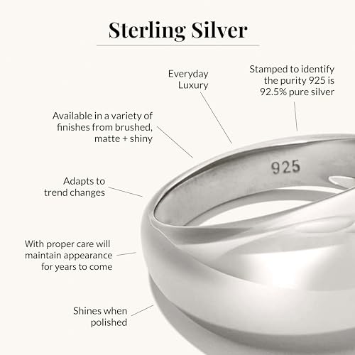 Sterling Silver Bracelet Set for Women - Stackable Set with Diamond-Cut Bead, Paperclip, & Singapore Link Bracelets - Elegant, Durable, Gift-Ready Jewelry - 3-Piece - 图片 4