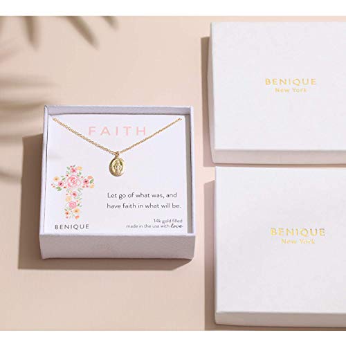 Dainty Necklace For Women, Solid 925 Sterling Silver or 14k Gold Filled Metals, Fine chain, Meaningful Pendant Gift For Her, Made In USA, 16"-18" Adjustable - 图片 7