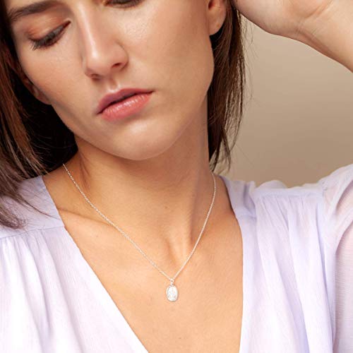 Dainty Necklace For Women, Solid 925 Sterling Silver or 14k Gold Filled Metals, Fine chain, Meaningful Pendant Gift For Her, Made In USA, 16"-18" Adjustable - 图片 5