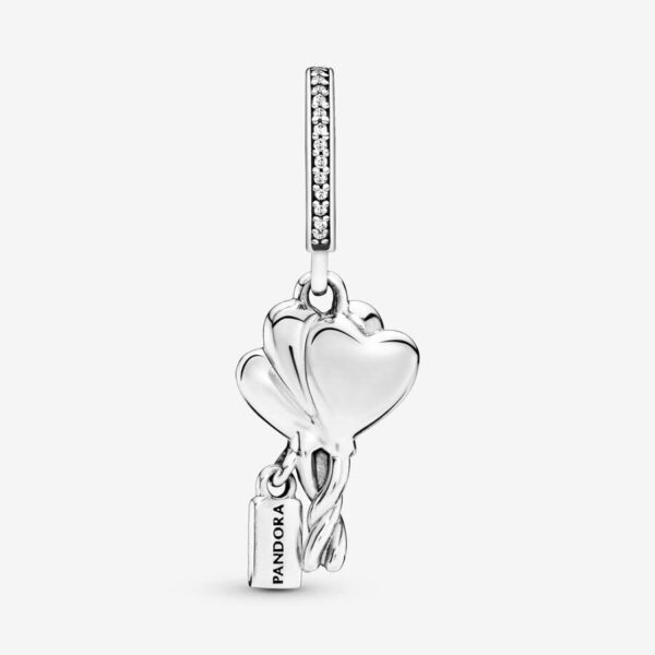 Happy Bday Balloon Dangle Charm - Bracelet Charm for Moments Bracelets - Gift for Her - Sterling Silver & Enamel - Jewelry for Women with Gift Box - 图片 4