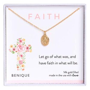 Dainty Necklace For Women, Solid 925 Sterling Silver or 14k Gold Filled Metals, Fine chain, Meaningful Pendant Gift For Her, Made In USA, 16"-18" Adjustable