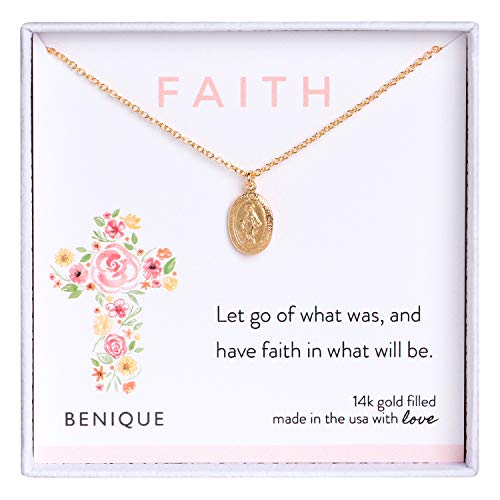 Dainty Necklace For Women, Solid 925 Sterling Silver or 14k Gold Filled Metals, Fine chain, Meaningful Pendant Gift For Her, Made In USA, 16"-18" Adjustable