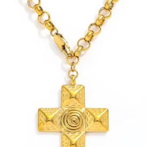 Yuma Cross Pendant Chain Necklace