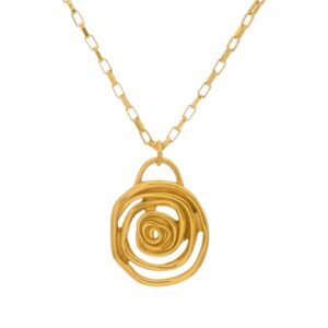 Sayulita Spiral Pendant Necklace - Small