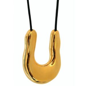 Reema Molten Pendant Cord Necklace