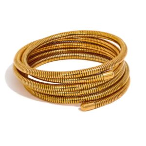 Rayna Flex Snake Chain Wrap Bracelet