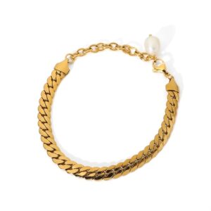 Sofia Pearl Chain Bracelet