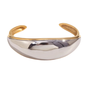 Maja Two-Tone Cuff Bracelet